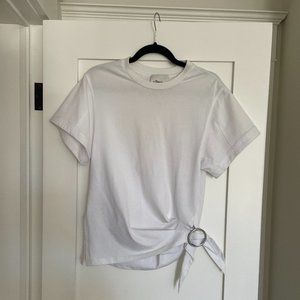 White Phillip Lim Oversized Side-Knot Tee